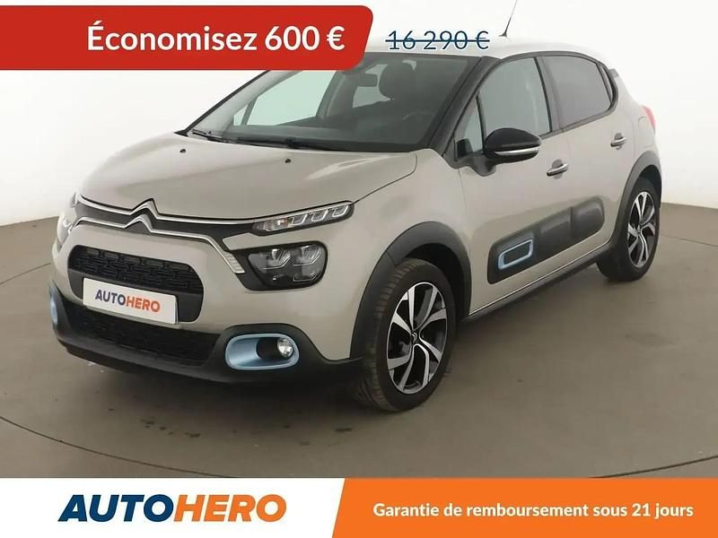 Gris Utilisé 2023 Citroën C3 PureTech Citadine | 15 690 € (Prix juste) - Image 1/2