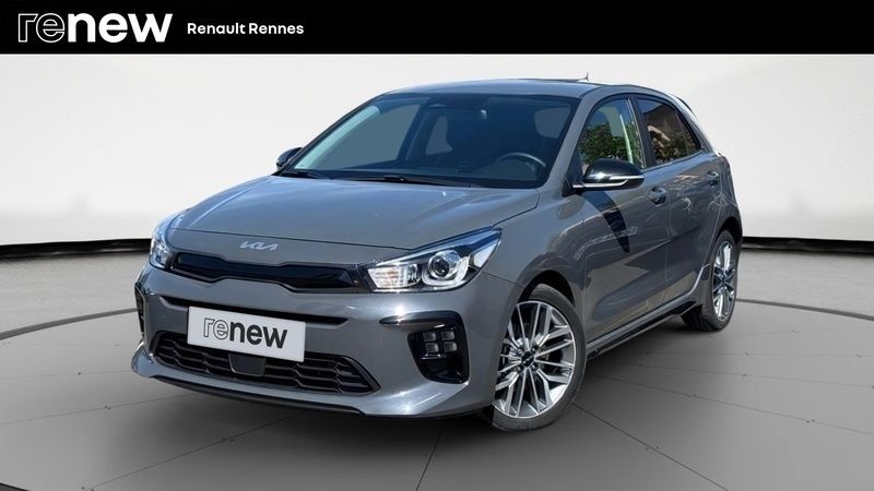 Gris Utilisé 2023 Kia Rio GT-Line Berline | 19 290 € (Prix juste) - Image 1/4