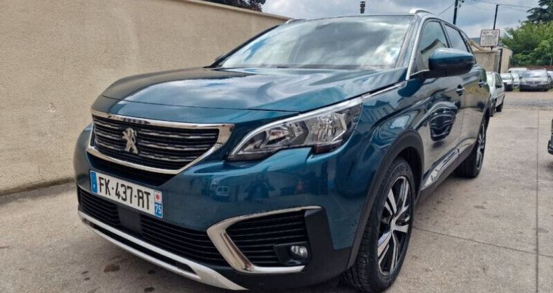 Bleu Utilisé 2019 Peugeot 5008 Allure Monospace | 14 950 € - Image 1/4