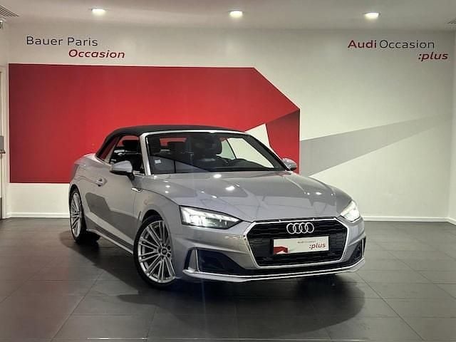 Argent fleuret métallisé Occasion 2021 Audi A5 Cabriolet Advanced Cabriolet | 28 980 € - Image 1/4