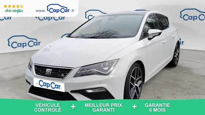 Blanc Occasion 2019 Seat Leon FR Berline | 16 490 € (Bon prix) - Image 1/4