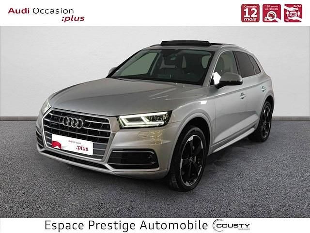 Argent fleuret métallisé Utilisé 2020 Audi Q5 S-Line SUV | 38 790 € (Prix juste) - Image 1/4