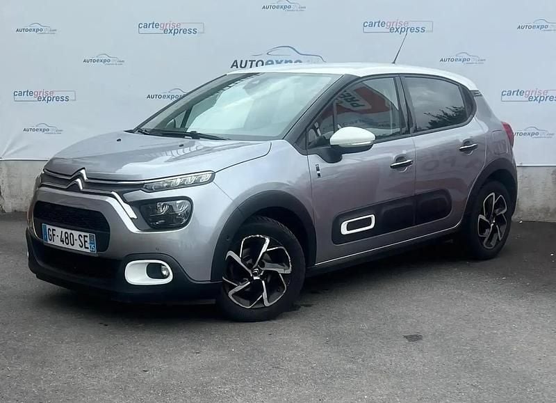 Gris Utilisé 2022 Citroën C3 PureTech Citadine | 11 900 € (Prix juste) - Image 1/4