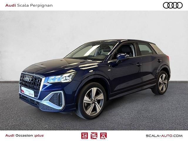 Bleu navarre métallisé Utilisé 2023 Audi Q2 Advanced Plus SUV | 30 990 € (Prix juste) - Image 1/4