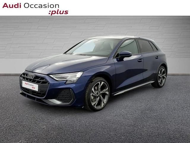 Bleu navarre métallisé Utilisé 2025 Audi A3 S-Line | 36 900 € (Prix assez cher) - Image 1/4
