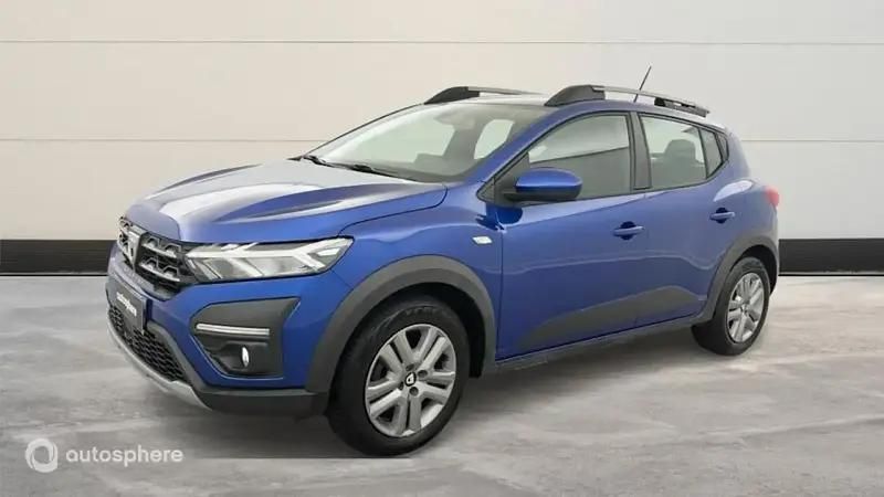 Bleu Utilisé 2021 Dacia Sandero Comfort Citadine | 13 999 € (Prix juste) - Image 1/4