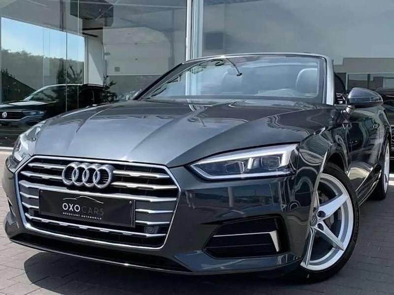 Gris Occasion 2018 Audi A5 Cabriolet Sport Cabriolet | 26 490 € (Bon prix) - Image 1/4