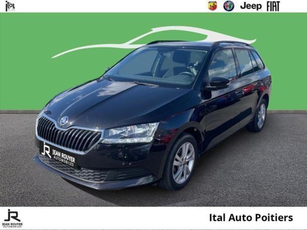 Noir Utilisé 2021 Skoda Fabia Ambition Break | 14 490 € (Prix juste) - Image 1/4