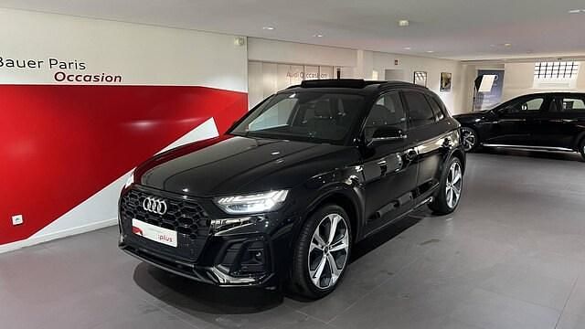 Noir mythic métallisé Utilisé 2021 Audi Q5 S-Line SUV | 41 980 € (Prix assez cher) - Image 1/2