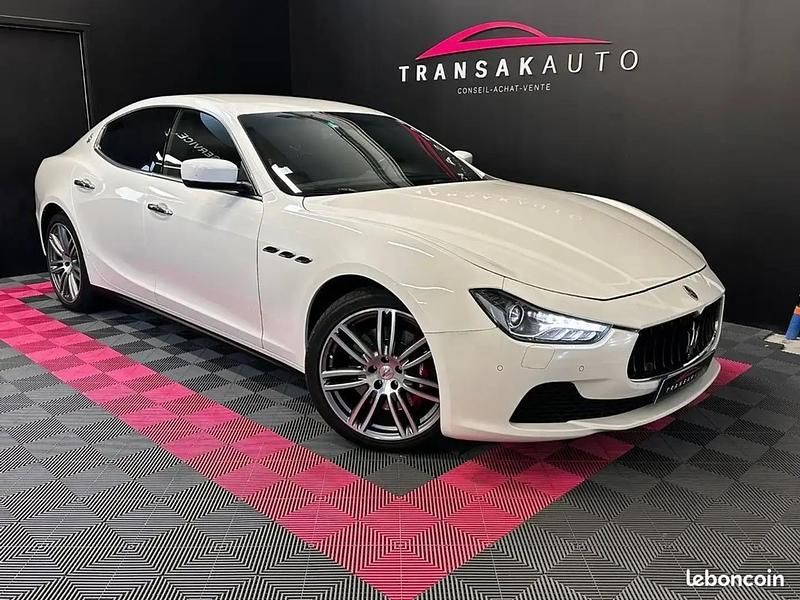Blanc Occasion 2015 Maserati Ghibli Berline | 33 990 € (Super prix) - Image 1/4