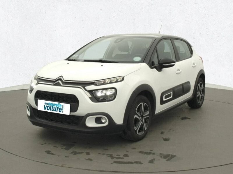 Blanc Occasion 2020 Citroën C3 PureTech Citadine | 9 680 € (Prix juste) - Image 1/4