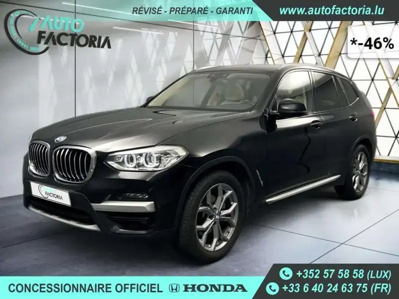 Noir Utilisé 2021 BMW X3 xLine SUV | 36 950 € (Super prix) - Image 1/4