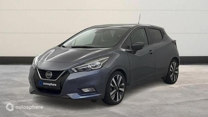 Gris Utilisé 2020 Nissan Micra Tekna Citadine | 14 299 € (Bon prix) - Image 1/4