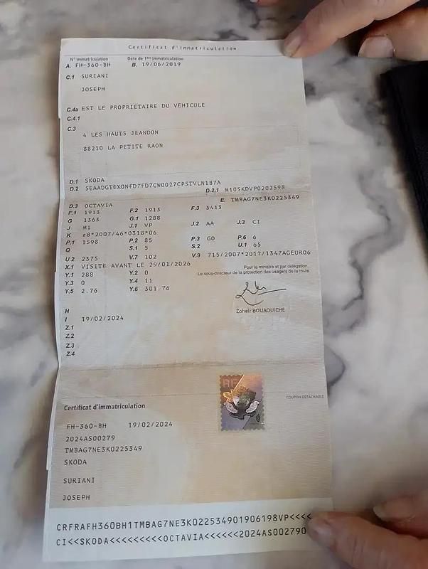 Gris Occasion 2019 Skoda Octavia Berline | 15 300 € (Super prix) - Image 1/4