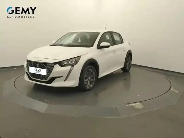 Blanc banquise Utilisé 2021 Peugeot e-208 Citadine | 11 979 € (Super prix) - Image 1/4