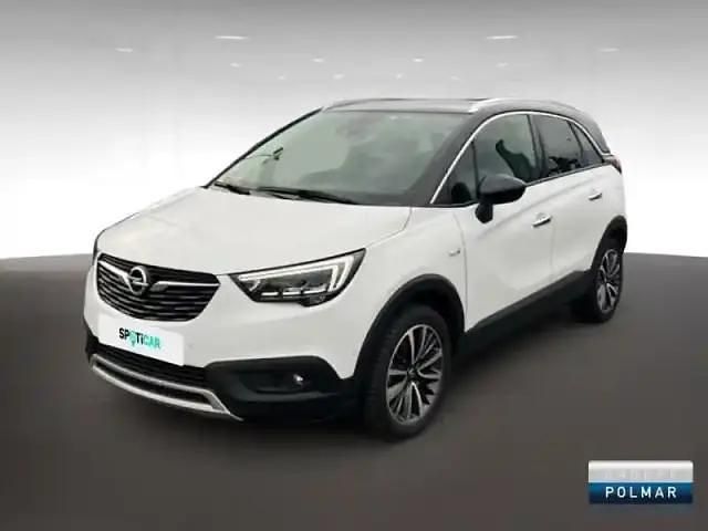 Blanc glacier/toit noir diamant Occasion 2020 Opel Crossland X Ultimate SUV | 12 900 € (Bon prix) - Image 1/4