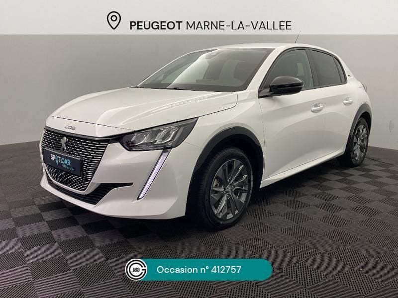 Blanc Utilisé 2022 Peugeot e-208 Style Citadine | 15 980 € (Prix juste) - Image 1/4
