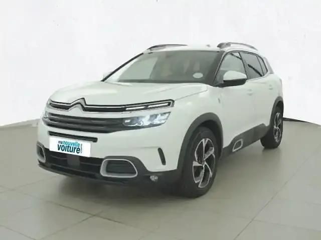 Blanc Utilisé 2021 Citroën C5 Aircross PureTech SUV | 19 699 € (Prix juste) - Image 1/4