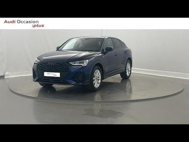 Bleu navarre métallisé Occasion 2025 Audi Q3 S-Line SUV | 46 499 € (Prix cher) - Image 1/4