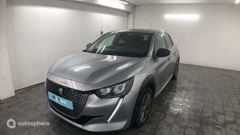 Gris Utilisé 2023 Peugeot e-208 Allure Citadine | 21 999 € (Prix assez cher) - Image 1/4