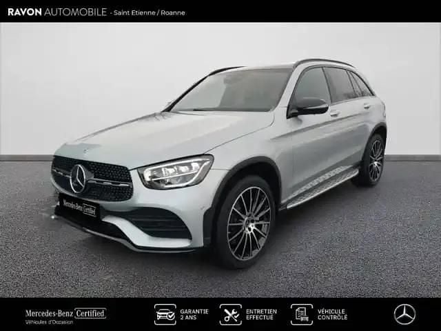Hightechsilber metallic Occasion 2022 Mercedes GLC300 | 48 990 € (Bon prix) - Image 1/4