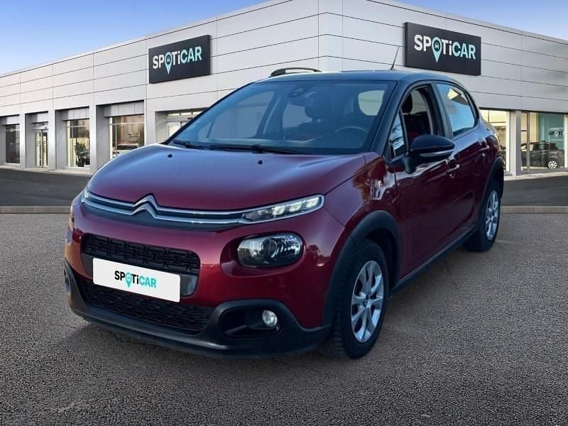 Rouge rubi noir onyx Occasion 2019 Citroën C3 Berline | 9 489 € (Super prix) - Image 1/4
