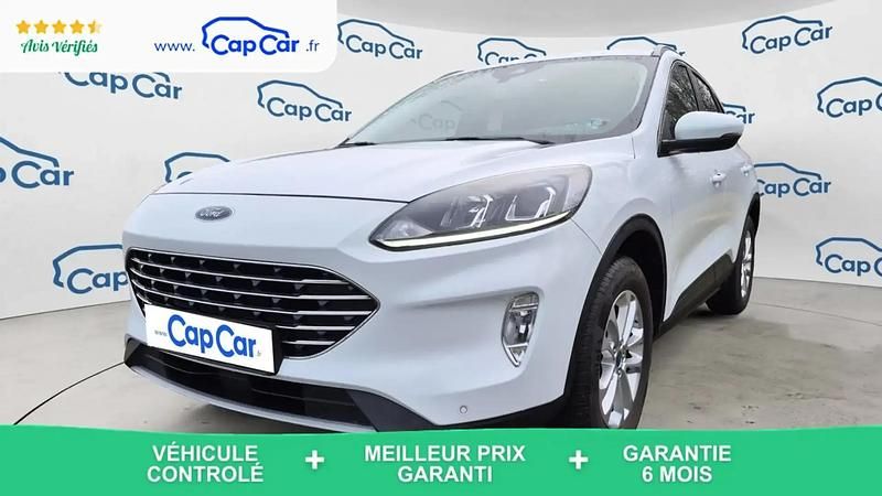 Blanc Occasion 2022 Ford Kuga Titanium SUV | 20 650 € (Bon prix) - Image 1/4