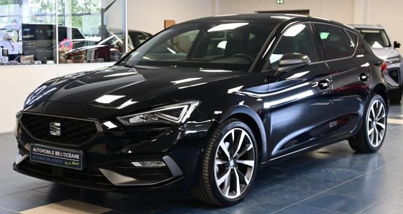 Noir Utilisé 2020 Seat Leon FR Berline | 17 996 € (Super prix) - Image 1/4
