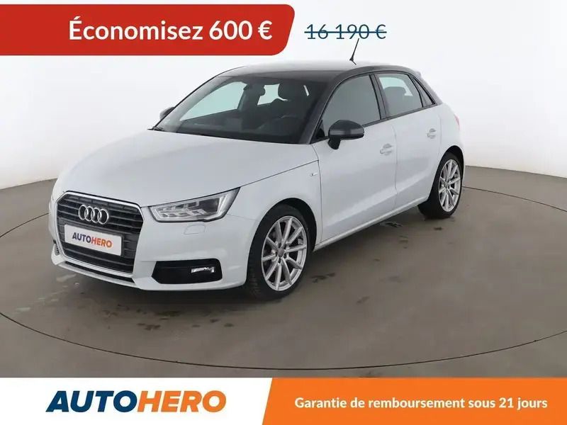 Blanc Utilisé 2017 Audi A1 Sportback S-Line Citadine | 15 590 € (Prix juste) - Image 1/2