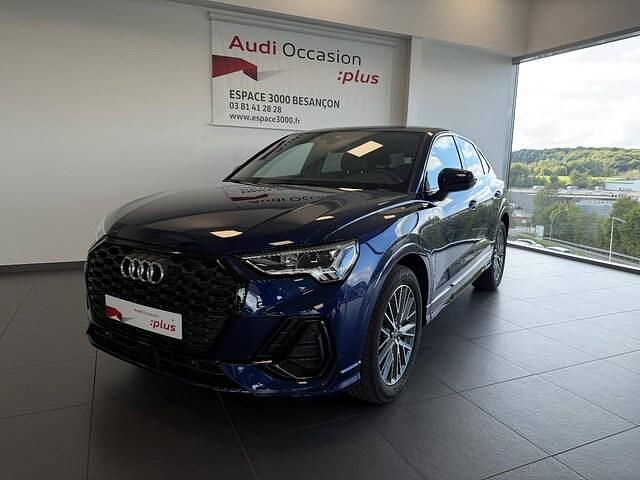 Bleu navarre métallisé Utilisé 2023 Audi Q3 Sportback S-Line SUV | 39 990 € - Image 1/4