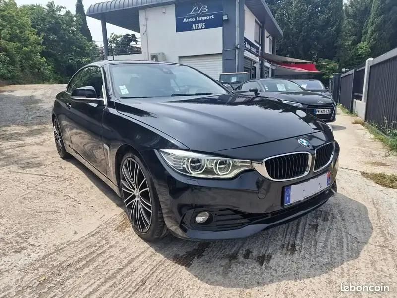 Noir Utilisé 2014 BMW 420 Luxury Line Cabriolet | 20 900 € (Prix assez cher) - Image 1/4