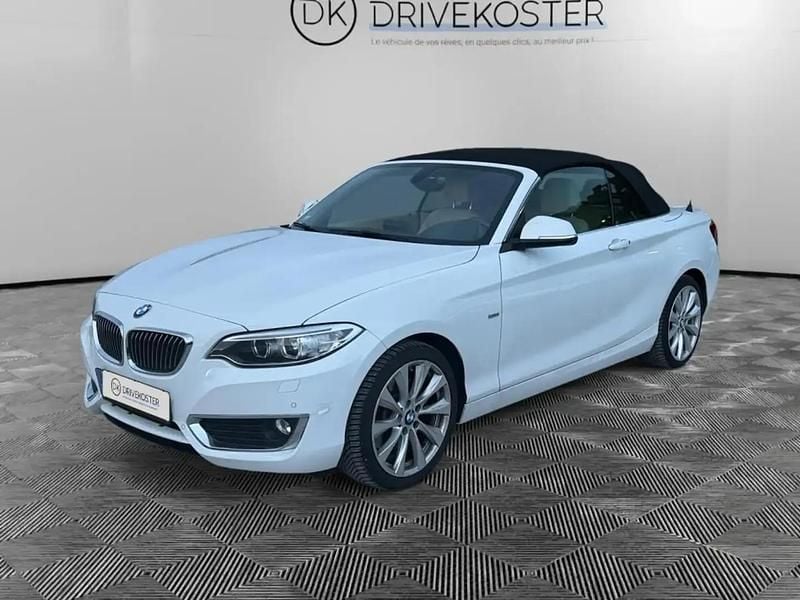Blanc Occasion 2016 BMW 228 Luxury Line Cabriolet | 23 990 € - Image 1/4
