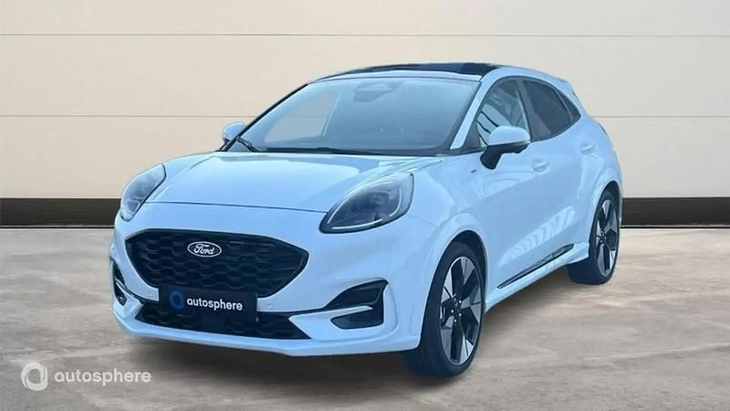 Blanc Nouvelle 2025 Ford Puma Gen-E ST-Line SUV | 30 499 € (Prix assez cher) - Image 1/4