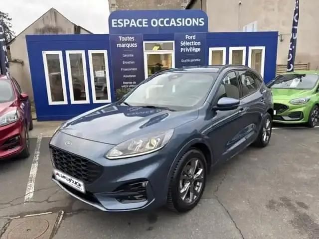 Bleu azur mã©tallisã©e Occasion 2023 Ford Kuga ST-Line SUV | 26 499 € (Bon prix) - Image 1/4