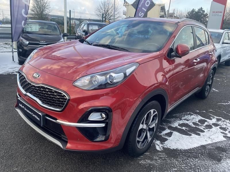 Rouge rubis Occasion 2021 Kia Sportage SUV | 16 990 € (Bon prix) - Image 1/4