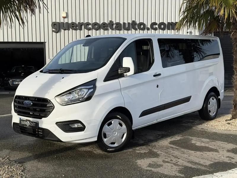 Blanc Occasion 2023 Ford Transit Custom Business Edition Van | 34 990 € - Image 1/4