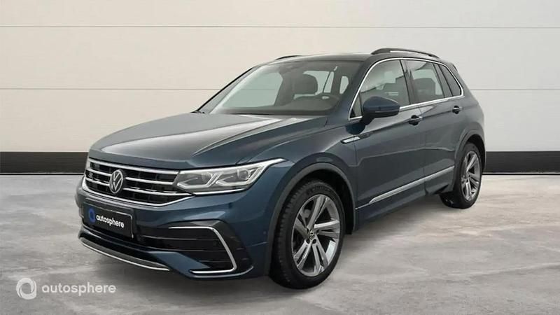 Bleu Utilisé 2022 VW Tiguan R-line SUV | 33 999 € (Prix juste) - Image 1/4