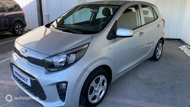 Gris Utilisé 2018 Kia Picanto Citadine | 8 499 € (Prix juste) - Image 1/4