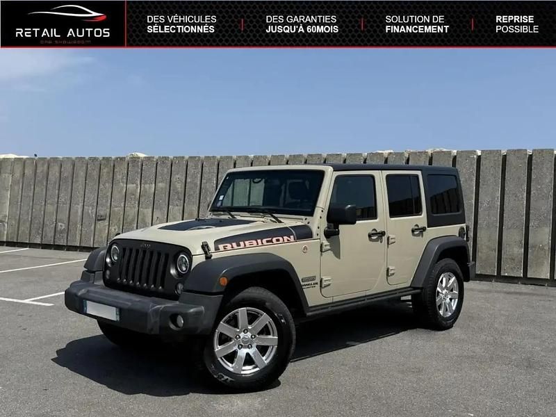 Beige Utilisé 2017 Jeep Wrangler Unlimited SUV | 42 000 € (Prix juste) - Image 1/4