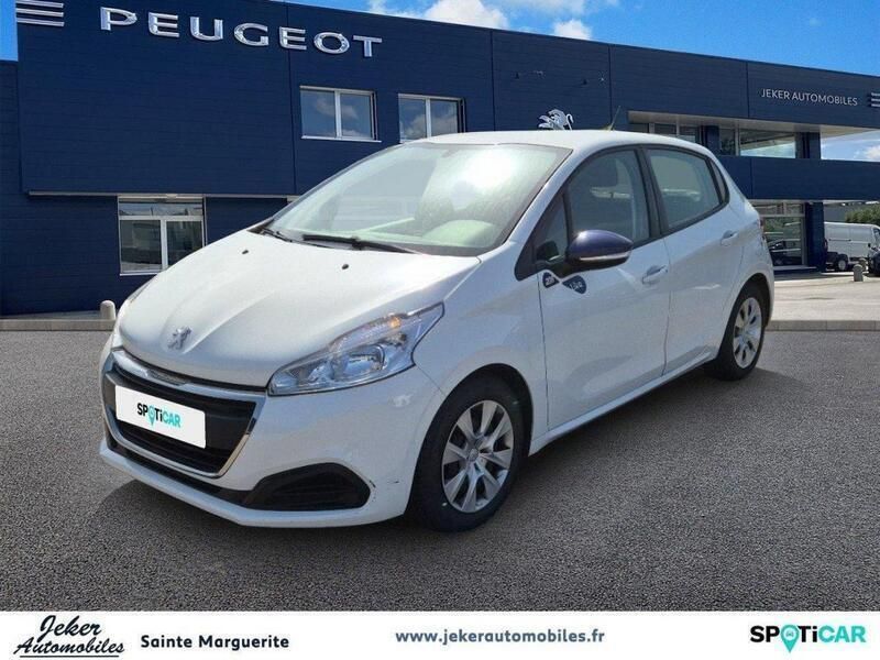 Blanc Utilisé 2018 Peugeot 208 Citadine | 9 900 € (Prix juste) - Image 1/3