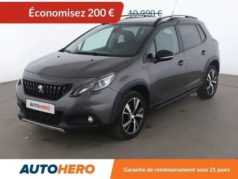 Gris Utilisé 2018 Peugeot 2008 GT-line SUV | 10 790 € (Super prix) - Image 1/2