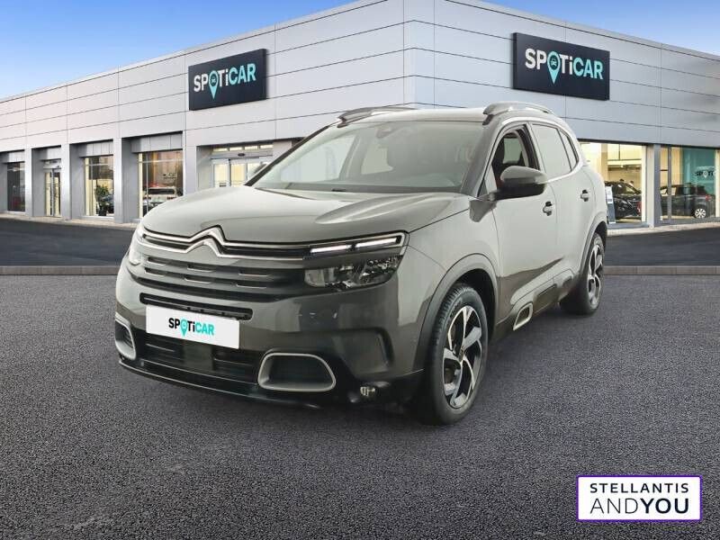 Gris Utilisé 2020 Citroën C5 Aircross PureTech SUV | 14 990 € (Prix juste) - Image 1/4