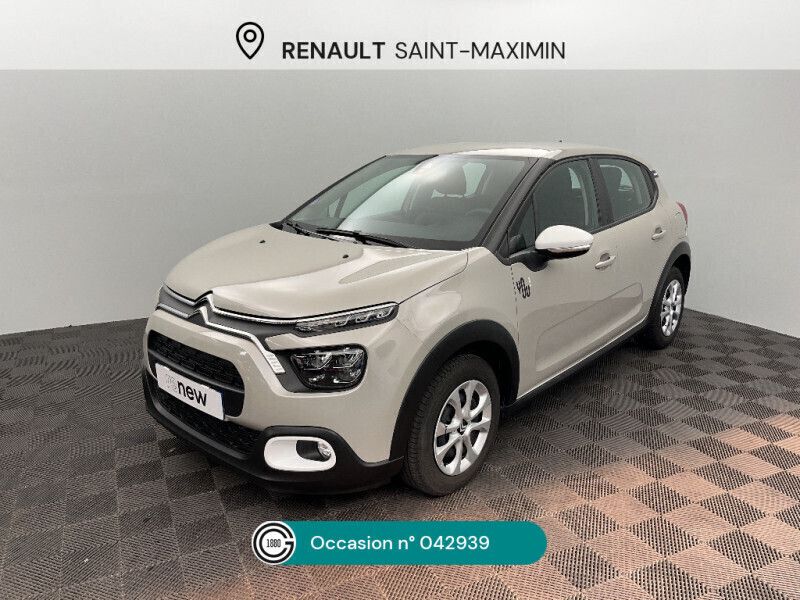 Beige Utilisé 2024 Citroën C3 PureTech Citadine | 13 490 € (Prix juste) - Image 1/4