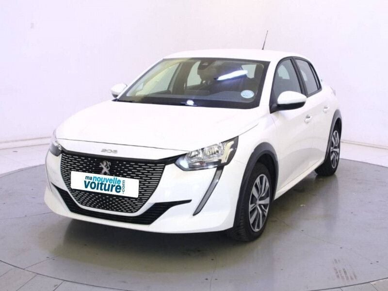 Blanc Occasion 2021 Peugeot e-208 Citadine | 13 990 € (Bon prix) - Image 1/4