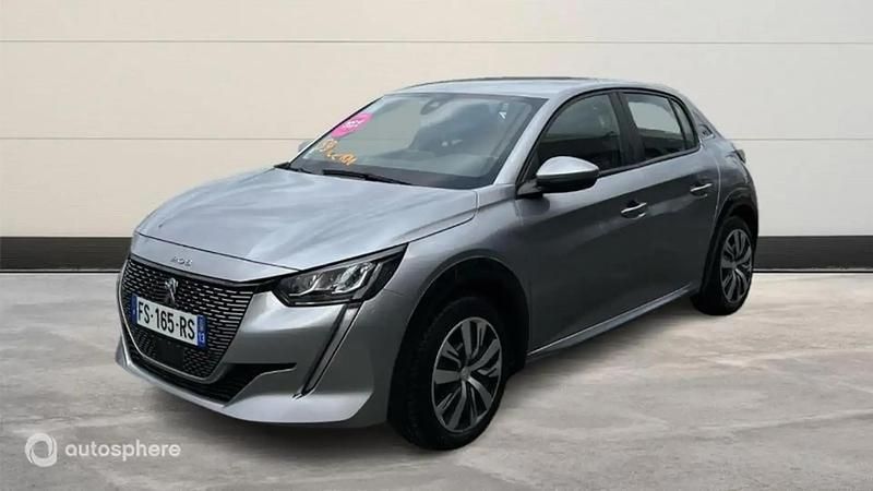 Gris Utilisé 2020 Peugeot e-208 GT Citadine | 13 499 € - Image 1/4