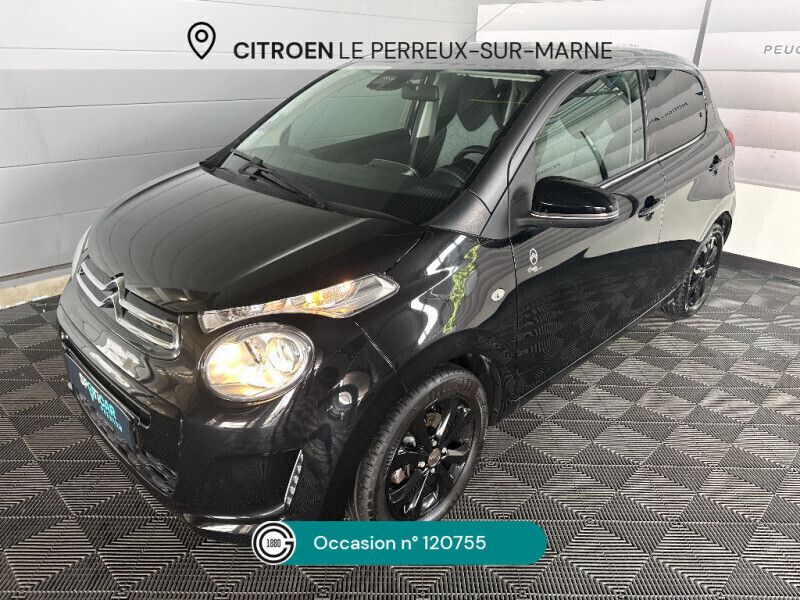 Noir Utilisé 2020 Citroën C1 Origins Citadine | 9 950 € (Prix juste) - Image 1/4