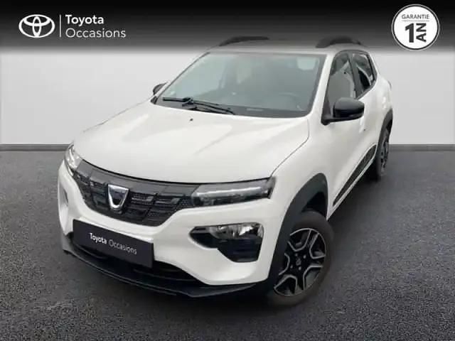 Blanc Occasion 2021 Dacia Spring Comfort Citadine | 8 990 € (Prix juste) - Image 1/4