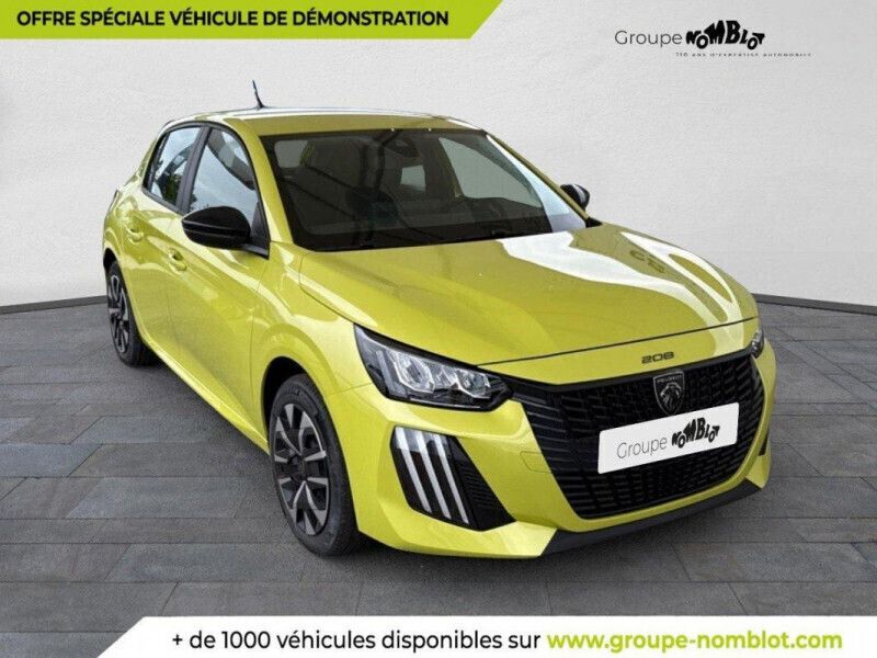 Occasion Peugeot e-208 Active 100 kW (136 ch) 2025 Jaune Citadine