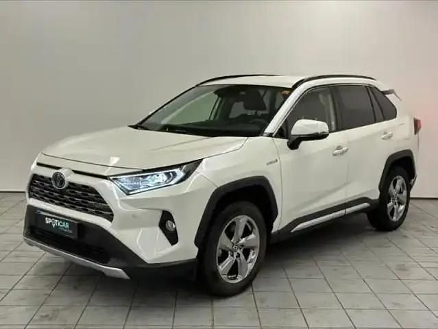 Blanc nacré Occasion 2019 Toyota RAV4 Hybrid SUV | 25 990 € (Super prix) - Image 1/4