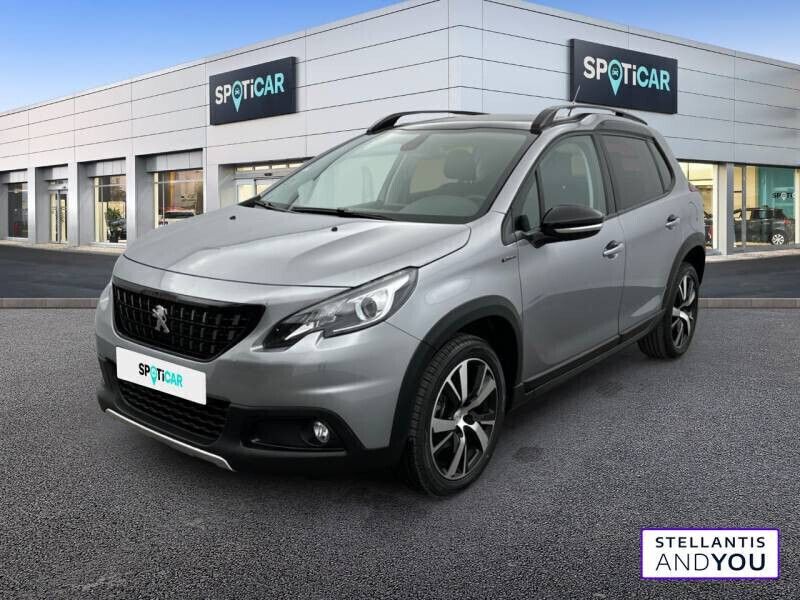 Gris Utilisé 2019 Peugeot 2008 GT-line SUV | 15 290 € (Prix juste) - Image 1/4